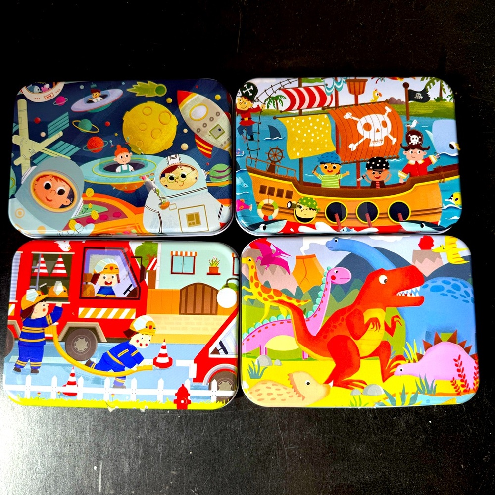 Kids Puzzles Four Sets